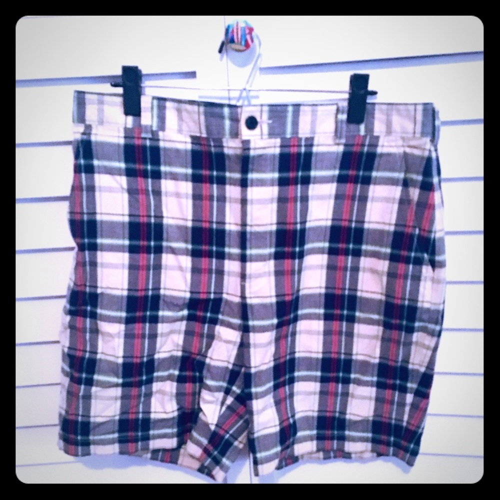 Jos. A. Bank Plaid Shorts